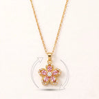 Blooming heart Gold Plated pendant